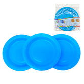 PLATO CARTON 18 CM CELESTE X 10